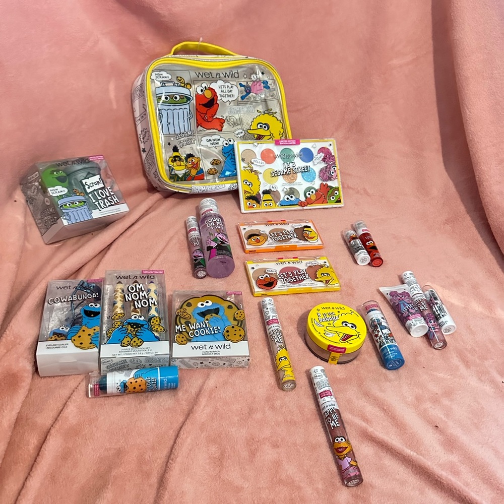 wet n wild sesame street makeup collection
